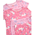 thumbnail image 7 of Sweet & Sassy Girls Pajama Set Super Soft Sleep Shirt and Pajama Pants Scrunchie 4 Piece, 7 of 7