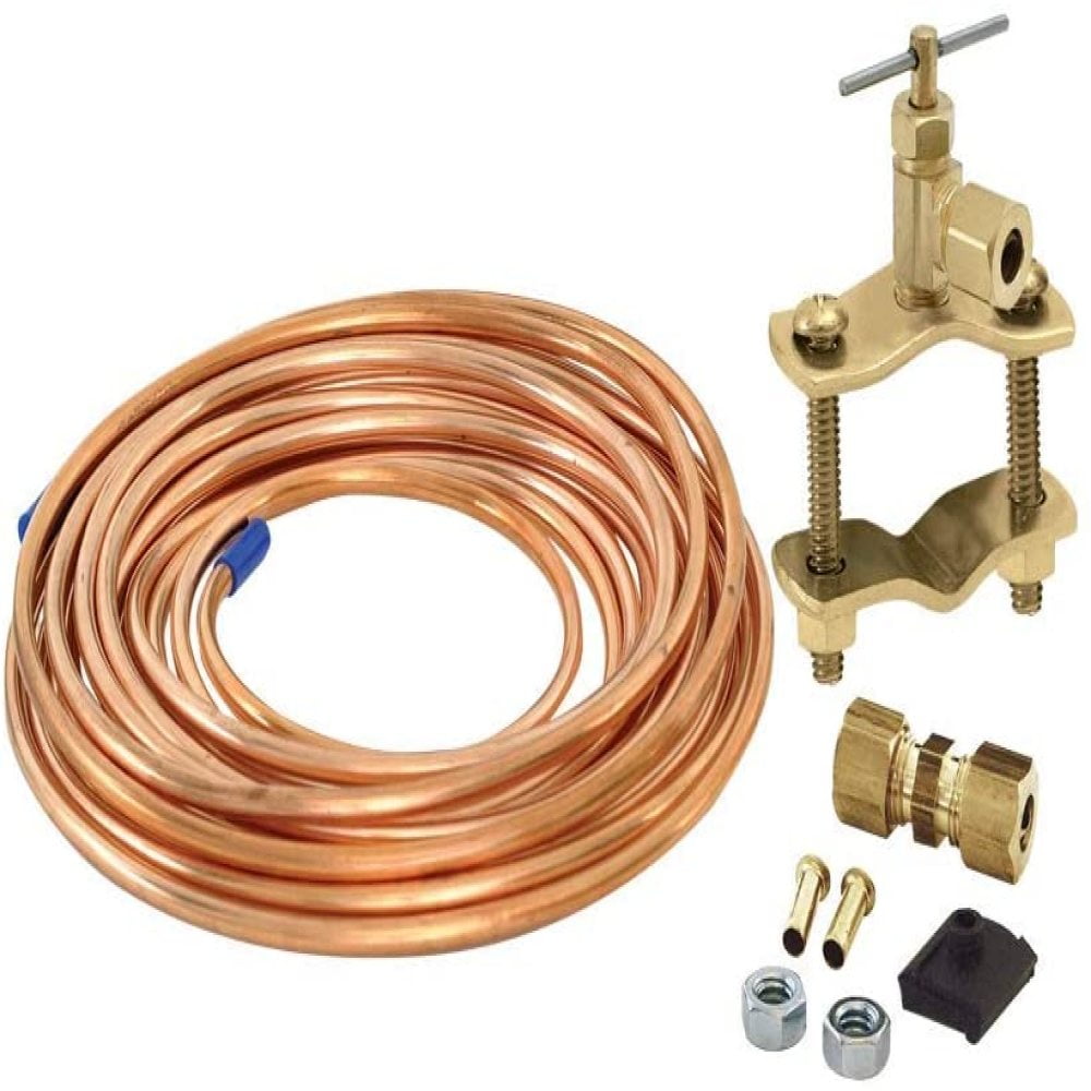 Eastman 48398 Copper Ice Maker Installation Kit, 15 Ft