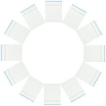 HOMOBABE 100Pcs Mini Clear Bags for Jewelry Sealing Transparent Organizers