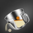 thumbnail image 2 of Stainless Steel Grease Oil Filter Bowl Container Soup Fat Oil Separator Strainer Storage Bowl for Home Restaurant Kitchen, 2 of 9