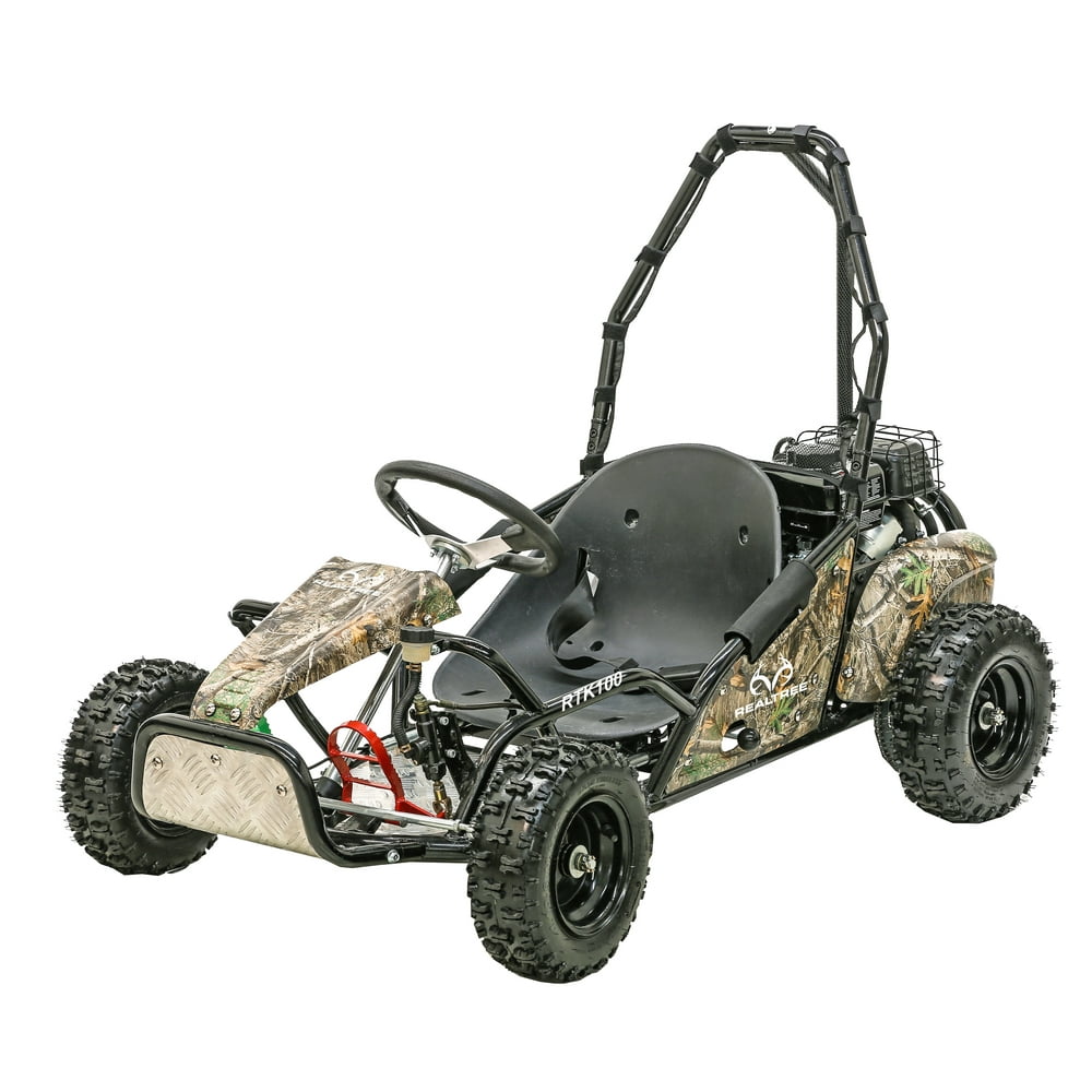 Realtree 100cc Gas Powered Camo RideOn Go Kart