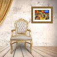 thumbnail image 3 of Kite, Barry 32x23 Gold Ornate Wood Framed with Double Matting Museum Art Print Titled - Karaoke Night in Arles, 3 of 4