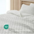 thumbnail image 4 of Chezmoi Collection 3-Piece Cotton Gauze King Quilt Set, White Soft Washed Cotton Gauze Bedspread, Lightweight Breathable for All Season, 4 of 9
