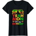 thumbnail image 2 of 100% Cotton Yeah Mon Jamaican Jamaica Birthday Party Girls Women Men T-Shirt, 2 of 5