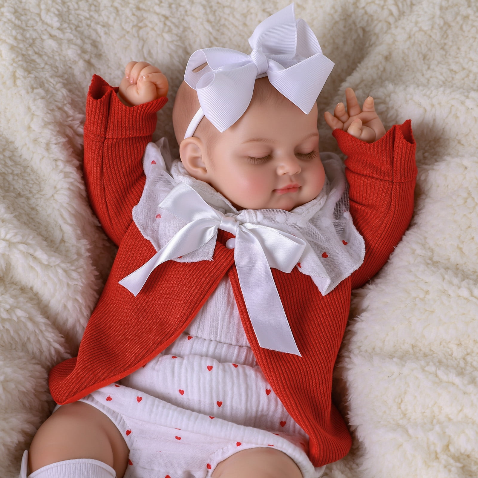 RSG Lifelike Reborn 20 Inch Soft Feeling Realistic- Poseable Handmade Real Life Baby Doll Girl for Kids & Collection