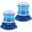 Blue 2pcs, variant on Dish Brush with Soap Dispenser, Dish Wand, Dish Sponge Set - Multi-Use Kitchen Sponges & Scrub Brush for Cleaning Dishes, Kitchen Dish Brush with Handle,4 Replacement Brush Heads