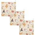 thumbnail image 7 of SKYSONIC Cool Cat Baby Muslin Washcloths Face Towel, Hohoho Burp Cloths Cotton Wipes 5 PCS Infant Wash Cloth for Newborn Boys Girls 12"x12", 7 of 7