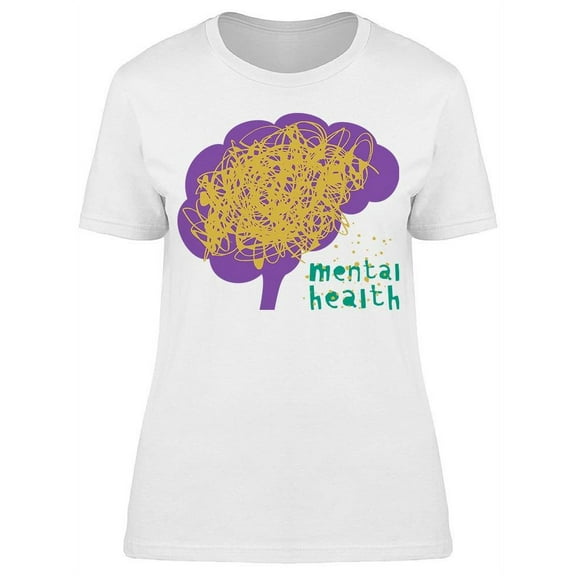 Health With Brain T-Shirt Women -Image by Shutterstock, Female Small