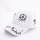 thumbnail image 4 of personalizado graffiti bts snapback gorras de béisbol negro y blanco patchwork hombres mujeres hip hop gorra papá sombrero casual hebilla sombrero, 4 of 4