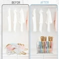 thumbnail image 5 of Gift Bag Storage Organizer:Acrylic reusable grocery bag organizer bag, Adjustable Shelf Divider Bag Organizer for Small Closet Upgraded to four partitions for more convenient storage, 5 of 7