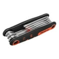 thumbnail image 3 of Uxcell 8pcs Folding Hex Key Wrench T9-T40 Torx Star Portable Fold-up Wrenches with Rubber Handle, 3 of 7