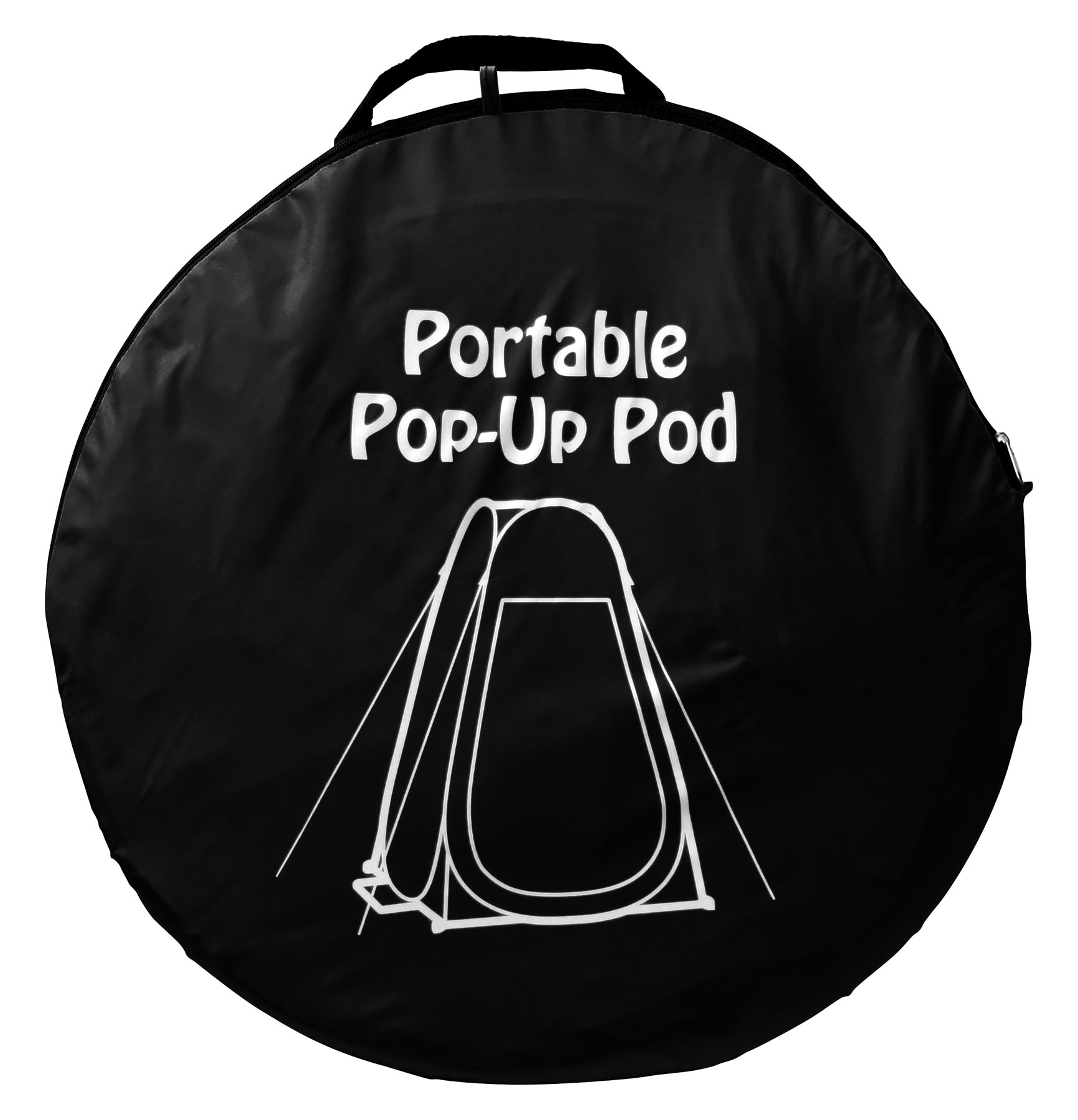 GigaTent 1-Person Pop Up Privacy Tent for Camping Changing Room, Portable Shower Station (Black) - image 3 of 7