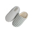 thumbnail image 2 of Winter Women Warm Cotton Striped Slippers Furry Soft Plush Shoes Non-slip Home Indoor, 2 of 5