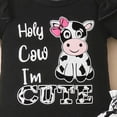 thumbnail image 6 of Toddler Baby Girl Summer Outfit Infant Ruffle Romper & Short Set 3 6 9 12 18 24 Months Toddler Baby Summer Clothing Set, 6 of 6