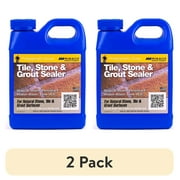 (2 pack) Miracle Sealants TSSQT Tile, Stone & Grout Sealer, 1 Quart