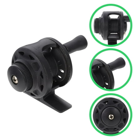 Raindrops Spinning Strong Fish Reel Fly Fishing Reel Lake Fishing Reel 6.5X6X5CM Black