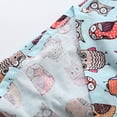 thumbnail image 3 of Defitshape Women's Short Sleeve Nightgown Cute Crew Neck Nightwear Sleepshirt Mini Sleep Lounge Dress Printed Patterned Sleepwear Cartoon Cotton Owl Small, 3 of 5