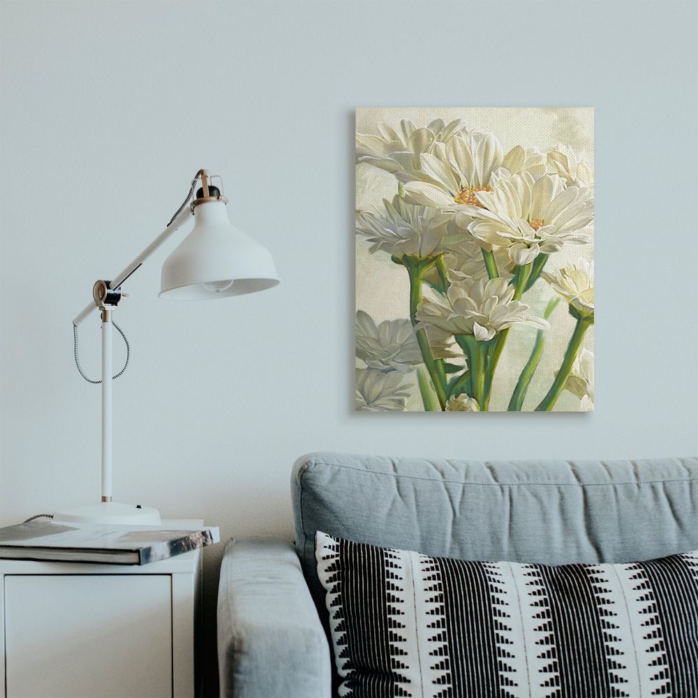 Stupell Industries Study of White Daisy Petals Spring Florals Designed by Ziwei Li