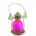 thumbnail image 2 of Northlight 7.5" Decorative Blue Glass Bell Tea Light Candle Holder Lantern, 2 of 2