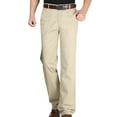 thumbnail image 1 of Pisexur Pantalon Formel Extensible avec Taille Extensible pour Hommes, Coupe Régulière, devant Plat, pour Bureau, Fête, 1 of 8