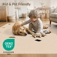thumbnail image 4 of ODIKA 8'x10' Beige Tan Minimalist Geometric Scattered Washable Area Rug Contemporary Abstract Shapes Modern Bohemian Style Non-Shedding, Easy Care, for King Size Bedroom Under Bed, Master Suite, 4 of 7