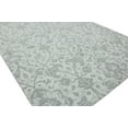 thumbnail image 5 of K2 Floor Style Jardin Hazy Platinum Hand Made Cotton Chenille Area Rug, 5 of 5