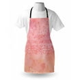 thumbnail image 3 of Bridal Shower Apron Bride Invitation Grunge Abstract Backdrop Floral Design Print, Unisex Kitchen Bib Apron with Adjustable Neck for Cooking Baking Gardening, Pale Pink and Salmon, by Ambesonne, 3 of 3