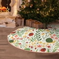 thumbnail image 5 of Fotbe Ladybug And Wild Flowers Pattern Christmas Tree Skirt, Tree Skirts Plush Christmas Decorations, Christmas Tree Skirts Xmas Decorations Holiday Party Decor-30", 5 of 6