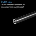 thumbnail image 4 of Acrylic Pipe Clear Rigid Round Tube 3pcs 9mm ID 15mm OD 6" for Lamps and Lanterns, Water Cooling System, 4 of 6