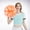 A, variant on 2 Pack Cheerleader Hand Pom Poms, Colorful High-Density Strips, Lightweight Finger Ring Design, Sports Game, Performance, Cheering, Party, Festival, Easter, Carnival, Celebration