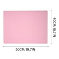 thumbnail image 3 of Kneading Pad, Non Stick Baking Mat, Cutting Board with Integrated Imprinting Scale, Non Slip Surface, Perfect for Diy Crafts, Ideal for Home Bakers, Kitchen Essential, Ihhxbz | Pink, 3 of 7