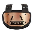 thumbnail image 2 of Battle Sports Adult Chrome Protective Football Back Plate - Gold, 2 of 6