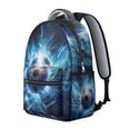 thumbnail image 2 of Basketball Students Backpack Baseball Football Soccer Ball Game Sports School Bag with Training Design, Durable and Adjustable Strap, 2 of 6