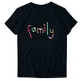 thumbnail image 1 of Blouses pour Femmes Mode pour Femmes Imprimé Manches Courtes Blouse Ample T-Shirt Drôle à Col Rond Hauts, 1 of 3