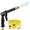 H2 Long Spray Gun + 3 Connectors + 33FT(10m) Hose, variant on CCCHCY Multifunctional Car Wash Tool, 360° Adjustable Nozzle, High Pressure Water Hose Nozzle withTrigger Lock for Car Washing Patio Irrigation