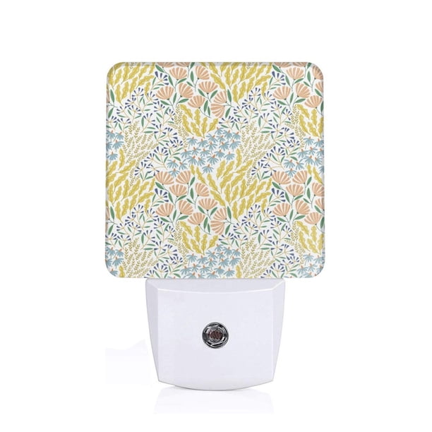 Balery Boho Luz Nocturna LED con Sensor Automático, Enchufe con Sensor Crepuscular, Luz Suave de 0.5W para Dormitorio, Pasillo, Baño-EU