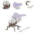 thumbnail image 6 of Esquirla Bee Honey Pot Honey Container with Spoon Ornament Decor Elegant Pot Storage Pot for Festive Parties Meals Casual Storing, 6 of 8