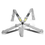 NRG Innovations NRG-SBH-RS5PCGY NRG Innovations SBH-RS5PCGY SFI Approved 5-Point Cam Lock Buckle Safety Racing Seat Belt Harness