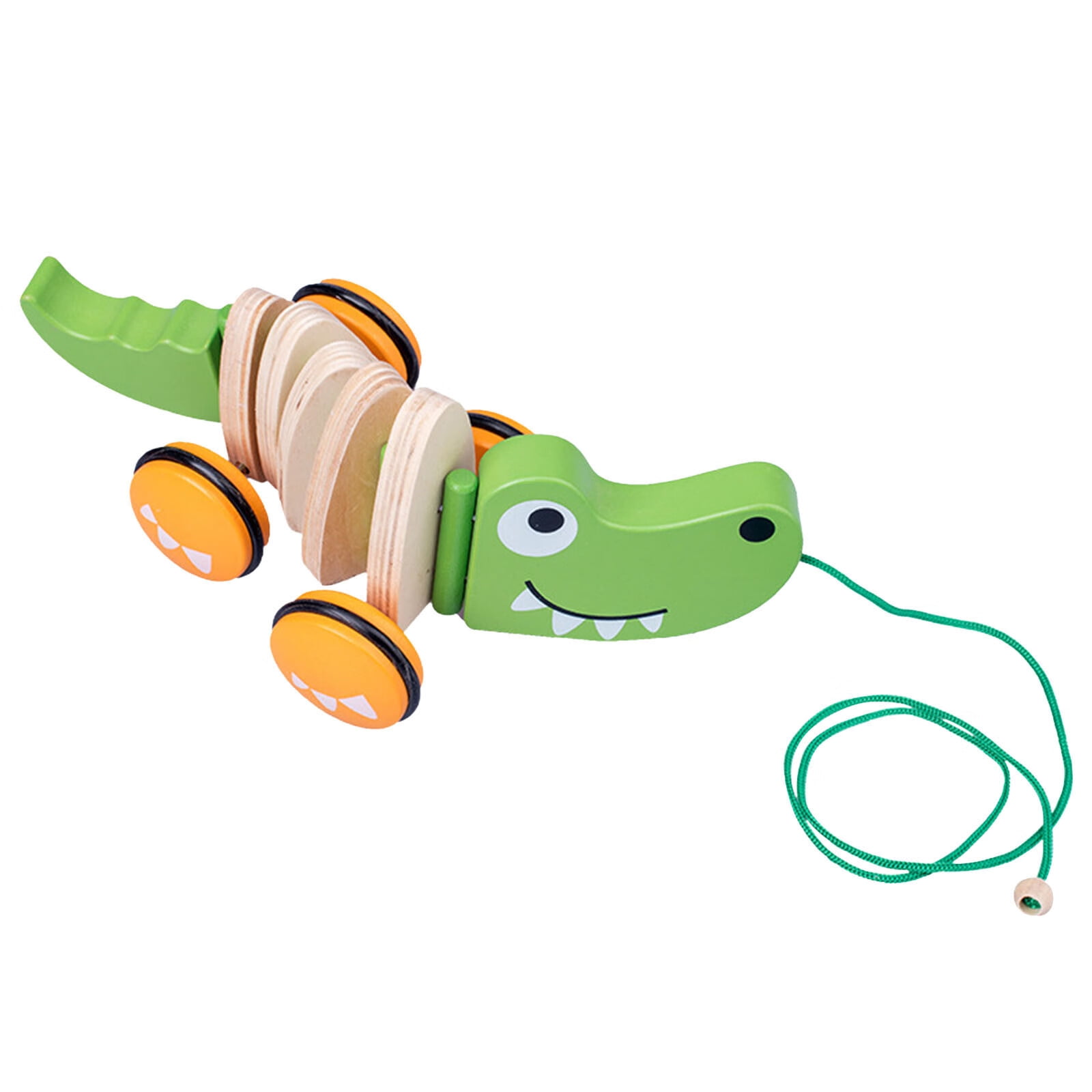 Wooden Pull Toys For 1 Year Old Alli-Gator Push Toy For Toddler Toys ...