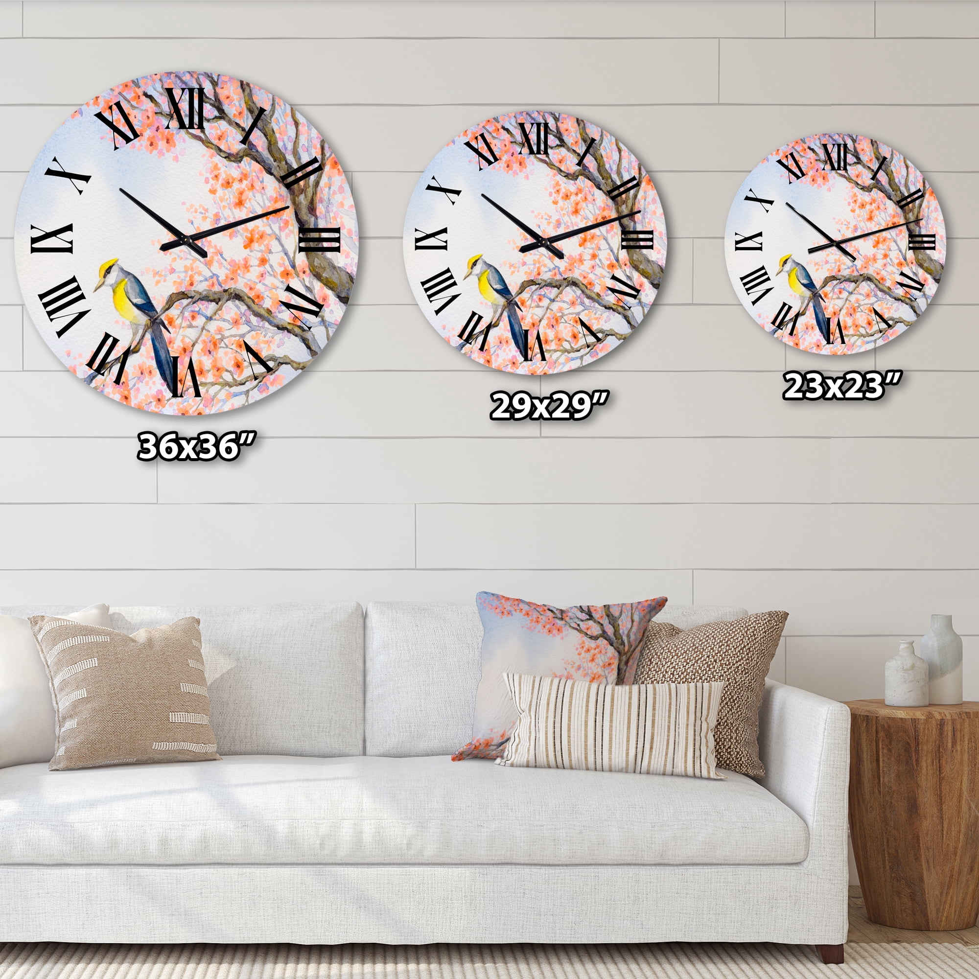 Designart 1 in Traditional Wall Clock