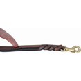 thumbnail image 5 of Colliers Toucher Doux Laisse Tressée en Cuir pour Chien Poignée de Circulation, 5 of 5