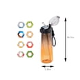 thumbnail image 3 of Hot Sale!850ml Bottle, Update Water Bottle Up Set With 7 Capsules Drinking Straw, Outdoor Water Bottle, 3 of 9