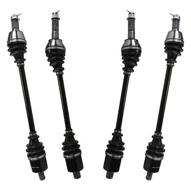 AutoShack Front and Rear New ATV CV Axle Drive Shafts Assembly Set of 4