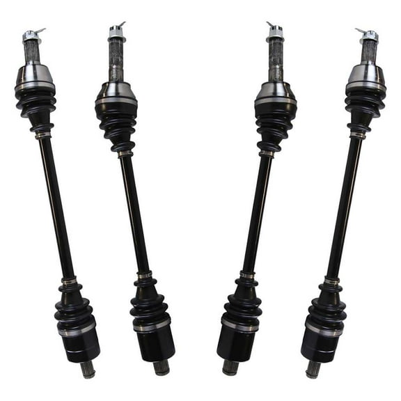 AutoShack Front & Rear ATV Axle Shaft Assembly Replacement for 2010-2014 Polaris Ranger 800 Crew 2013-2014 Polaris Ranger 800 EFI 4-PC Set