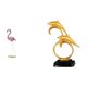 thumbnail image 1 of Escultura De Resina De Flamenco Y Delfín, Figura De Arte Moderno Con Soporte De Metal Para Decoración Del Hogar, Jardín, Escritorio, Entrada, Armario, Oficina, Chimenea O Mesa., 1 of 8