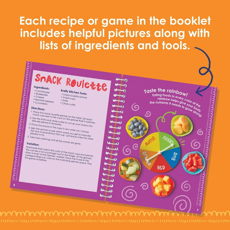 MindWare Best You Krafty Kitchen Snacks Kit, Real Cooking Set for