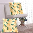 thumbnail image 6 of Mangos Leaves Throw Pillow Covers Pillowcases 20 x 20 Inch Home Decor 2 Packs for Bedroom Sofa, 6 of 6
