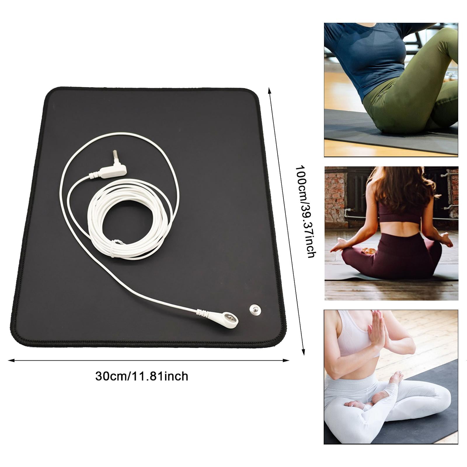 Zxpjkyu Yoga Grounding Mat Earth Mat Anti-slip Anti-static Multipurpose Grounding Mouse 30x100cm