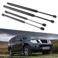 thumbnail image 3 of Stroits à gaz Spring, 4pcs Aluminium ALLIAGE HAUTE performance Rimidité haute rigidité Barre de force à gaz, facile à installer Fix pour Nissan Pathfinder R51 2005-2012, 3 of 7