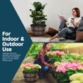 thumbnail image 3 of Whiskey Barrel Planters Lifemaster 25cm Durable Plastic x20, 3 of 7